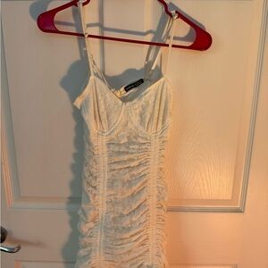 SHEIN Cream Mini Dress